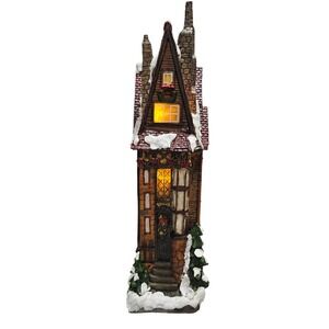 Holiday Christmas Village House Figurine Decor with‎ Light 14 Inch CVS